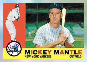 2006 Topps eTopps Mickey Mantle #9 Mickey Mantle 1960 Front