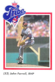 1989 Cleveland Indians The Tribe #11 John Farrell Front