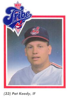 1989 Cleveland Indians The Tribe #16 Pat Keedy Front