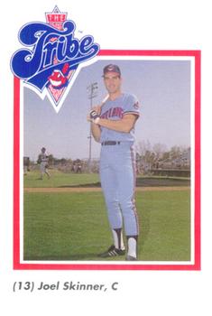 1989 Cleveland Indians The Tribe #23 Joel Skinner Front