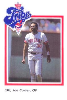 1989 Cleveland Indians The Tribe #8 Joe Carter Front