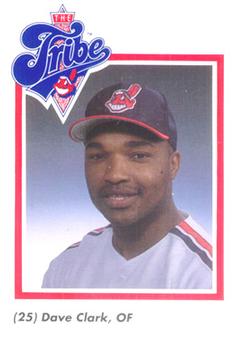 1989 Cleveland Indians The Tribe #9 Dave Clark Front