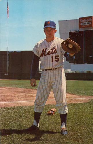 1967 B&E Color Advertising New York Mets Postcards #NNO Jerry Grote Front