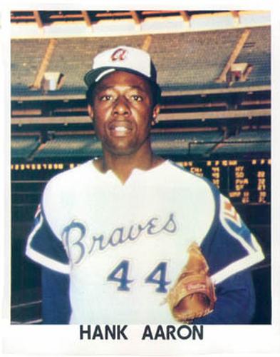1972 Atlanta Braves Color Picture Pack #NNO Hank Aaron Front