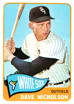 1965 Topps #183 Dave Nicholson Front
