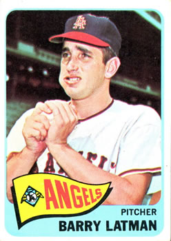 1965 Topps #307 Barry Latman Front