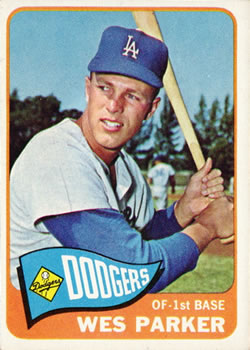 1965 Topps #344 Wes Parker Front