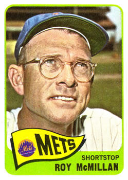 1965 Topps #45 Roy McMillan Front