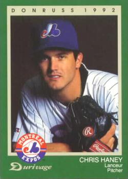 1992 Donruss Durivage Bread Montreal Expos #2 Chris Haney Front