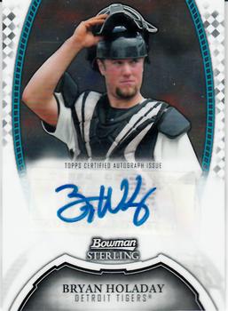 2011 Bowman Sterling - Prospect Autographs #BSP-BHO Bryan Holaday Front