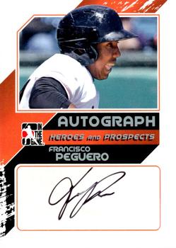 2011 In The Game Heroes & Prospects - Close Up Autographs Silver #A-FP2 Francisco Peguero Front