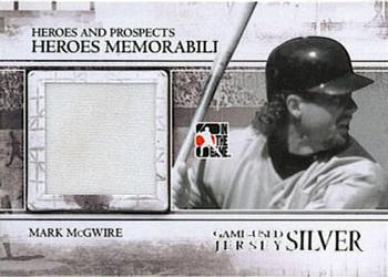2011 In The Game Heroes & Prospects - Heroes Jerseys Silver #HM-15 Mark McGwire Front