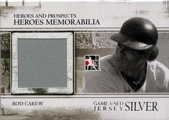 2011 In The Game Heroes & Prospects - Heroes Jerseys Silver #HM-25 Rod Carew Front