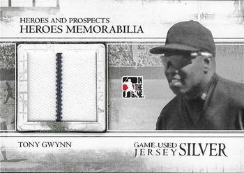 2011 In The Game Heroes & Prospects - Heroes Jerseys Silver #HM-07 Tony Gwynn Front