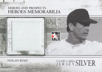 2011 In The Game Heroes & Prospects - Heroes Jerseys Silver #HM-10 Nolan Ryan Front