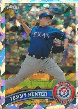 2011 Topps Chrome - Atomic Refractors #31 Tommy Hunter Front