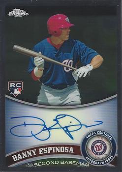 2011 Topps Chrome - Rookie Autographs #33 Danny Espinosa Front