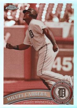 2011 Topps Chrome - Sepia Refractors #30 Miguel Cabrera Front