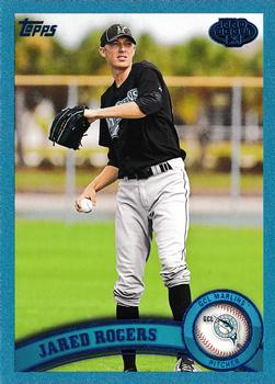 2011 Topps Pro Debut - Blue #34 Jared Rogers Front