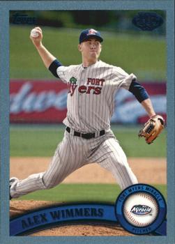 2011 Topps Pro Debut - Blue #74 Alex Wimmers Front