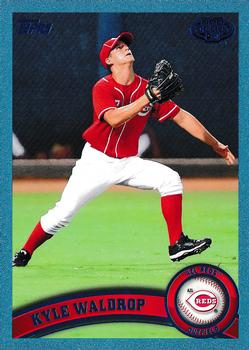 2011 Topps Pro Debut - Blue #173 Kyle Waldrop Front