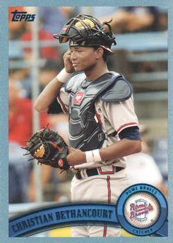 2011 Topps Pro Debut - Blue #295 Christian Bethancourt Front