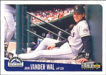 1996 Collector's Choice #133 John Vander Wal Front