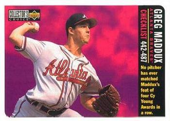 1996 Collector's Choice #754 Greg Maddux Front