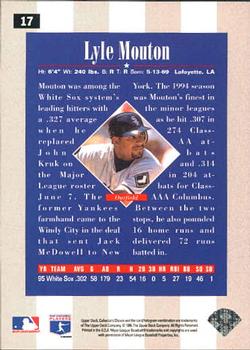 1996 Collector's Choice #17 Lyle Mouton Back
