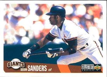 1996 Collector's Choice #306 Deion Sanders Front
