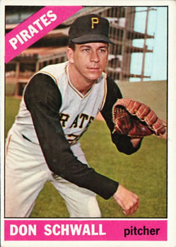 1966 Topps #144 Don Schwall Front