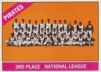 1966 Topps #404 Pittsburgh Pirates Front