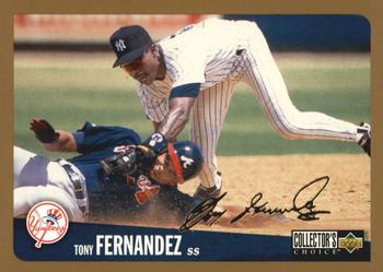 1996 Collector's Choice - Gold Signature #232 Tony Fernandez Front