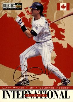 1996 Collector's Choice - Gold Signature #326 Larry Walker Front