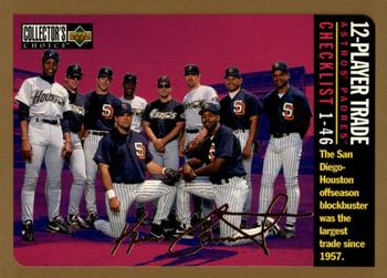 1996 Collector's Choice - Gold Signature #358 12-Player Trade Front