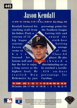 1996 Collector's Choice - Gold Signature #445 Jason Kendall Back