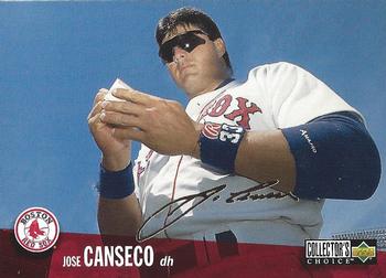 1996 Collector's Choice - Gold Signature #475 Jose Canseco Front