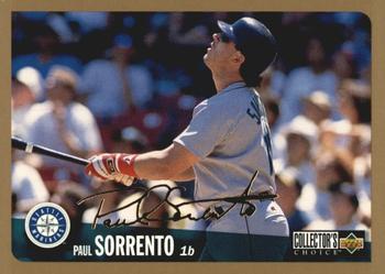 1996 Collector's Choice - Gold Signature #727 Paul Sorrento Front