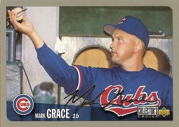 1996 Collector's Choice - Silver Signature #80 Mark Grace Front