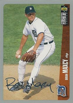 1996 Collector's Choice - Silver Signature #143 Brian Maxcy Front