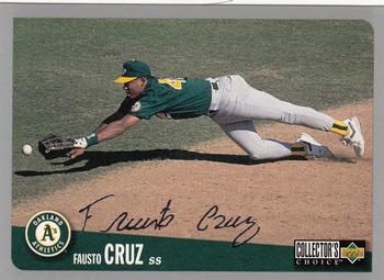 1996 Collector's Choice - Silver Signature #641 Fausto Cruz Front