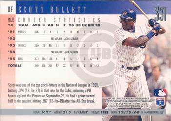 1996 Donruss #331 Scott Bullett Back
