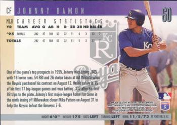 1996 Donruss #60 Johnny Damon Back