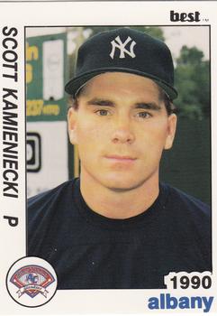 1990 Best Albany-Colonie Yankees #5 Scott Kamieniecki  Front