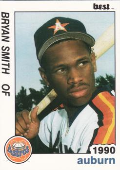 1990 Best Auburn Astros #12 Bryan Smith  Front