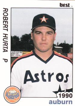 1990 Best Auburn Astros #2 Robert Hurta  Front