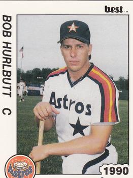 1990 Best Auburn Astros #7 Bob Hurlbutt  Front