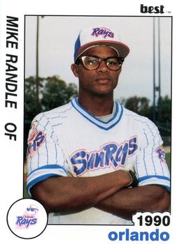 1990 Best Orlando Sun Rays #11 Mike Randle  Front