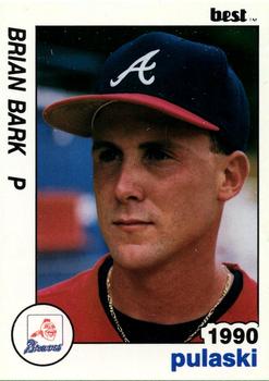 1990 Best Pulaski Braves #1 Brian Bark  Front
