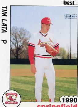1990 Best Springfield Cardinals #16 Tim Lata  Front